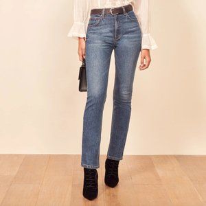 Reformation Liza High Rise Straight Jeans Size 25